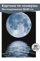 Картина по номерам без подрамника «Полнолуние» 50x40 см