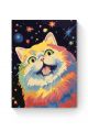 Картина по номерам на подрамнике «Цветной кот» 40x30 см