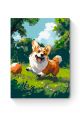 Картина по номерам на подрамнике «Милый корги» 40x30 см