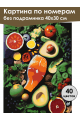 Картина по номерам без подрамника «Микс вкусов» 40x30 см
