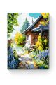 Картина по номерам на подрамнике «Дачный домик» 40x30 см