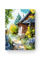 Картина по номерам на подрамнике «Дачный домик» 50x40 см