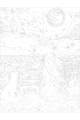 Картина по номерам на подрамнике «Девочка и кот» 40x30 см