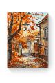 Картина по номерам на подрамнике «Уютная улочка» 40x30 см