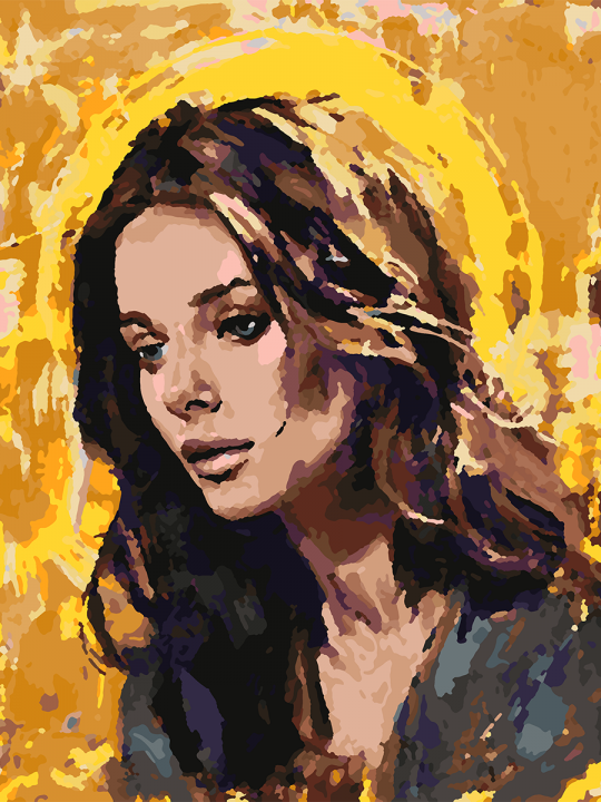 Картина по номерам без подрамника «Магдалина» 40x30 см