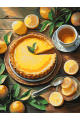 Картина по номерам без подрамника «Лимонный вкус» 90x70 см