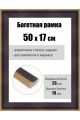 Рамка багетная для картин со стеклом 50 x 17 см, РБ-235