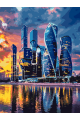Картина по номерам на подрамнике «Мегаполис» 90x70 см