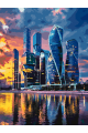 Картина по номерам без подрамника «Мегаполис» 130x100 см