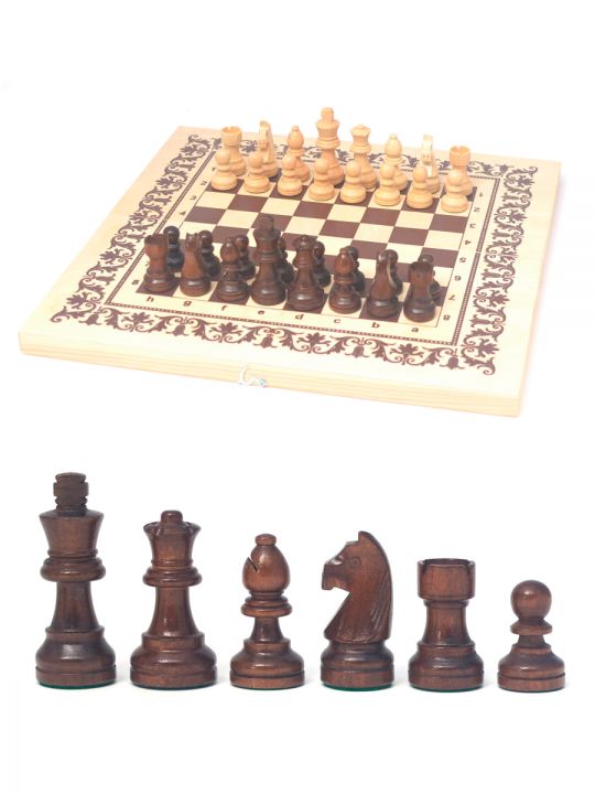 Шахматы, нарды, шашки «Костромские» 3 в 1 доска 40x40 см