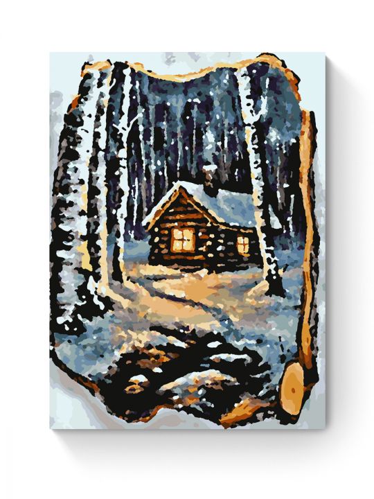 Картина по номерам на подрамнике «Береста» 40x30 см