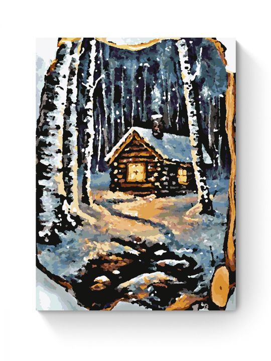 Картина по номерам на подрамнике «Береста» 50x40 см