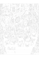 Картина по номерам без подрамника «Черные коты» 40x30 см