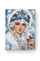 Картина по номерам на подрамнике «Снегурочка» 40x30 см