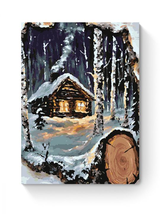 Картина по номерам на подрамнике «Береста» 50x40 см