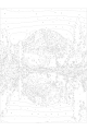 Картина по номерам без подрамника «Отражение гор» 40x30 см