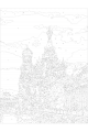 Картина по номерам на подрамнике «Спас на Крови» 40x30 см