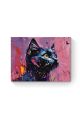 Картина по номерам на подрамнике «Черный кот» 50x40 см
