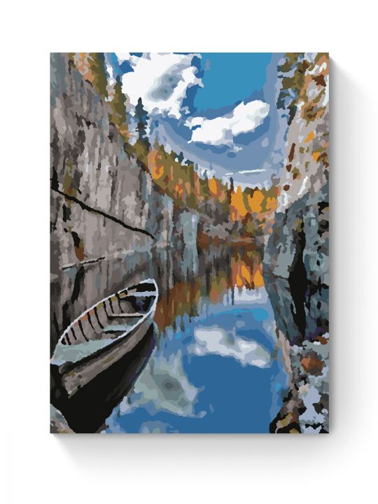 Картина по номерам на подрамнике «Рускеала» 25x20 см