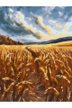 Картина по номерам без подрамника «Поле» 25x20 см