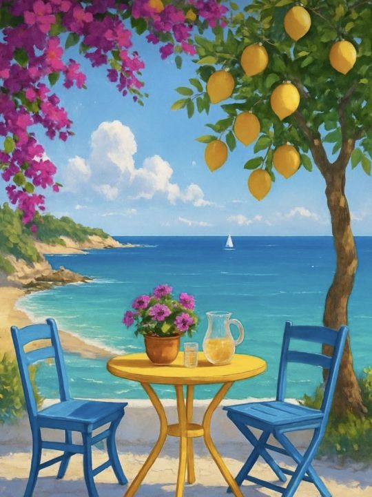 Картина интерьерная «Море» холст 50 x 40 см