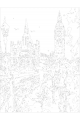 Картина по номерам без подрамника «Лондон» 40x30 см