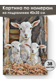 Картина по номерам на подрамнике «Козлята» 40x30 см
