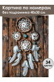 Картина по номерам без подрамника «Ловец снов» 40x30 см