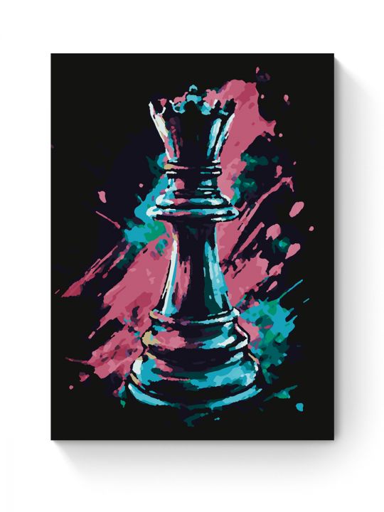 Картина по номерам на подрамнике «Ферзь» 40x30 см