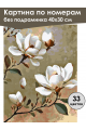 Картина по номерам без подрамника «Магнолия» 40x30 см
