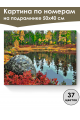 Картина по номерам на подрамнике «Осень Карелии» 50x40 см