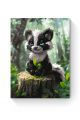 Картина по номерам на подрамнике «Малыш скунс» 40x30 см