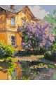 Картина по номерам без подрамника «Усадьба» 40x30 см