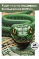 Картина по номерам без подрамника «Змей достатка» 50x40 см
