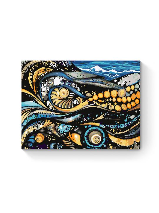 Картина по номерам на подрамнике «Морская тайна» 40x30 см