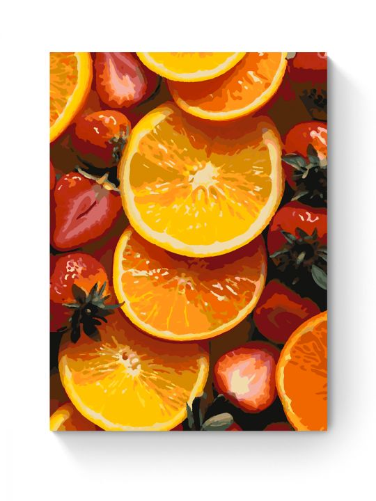 Картина по номерам на подрамнике «Яркий вкус» 50x40 см