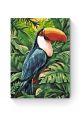 Картина по номерам на подрамнике «Птица Тукан» 50x40 см