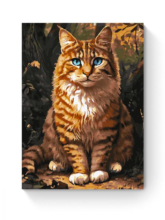 Картина по номерам на подрамнике «Рыжий кот» 50x40 см