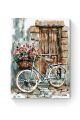 Картина по номерам на подрамнике «Велосипед» 40x30 см