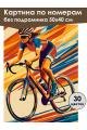 Картина по номерам без подрамника «Велоспорт» 50x40 см