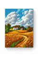 Картина по номерам на подрамнике «Поля пшеницы» 50x40 см