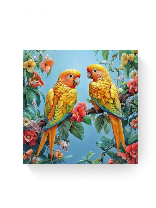 Алмазная мозаика на подрамнике «Верность» 40x40 см