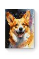 Картина по номерам на подрамнике «Милый корги» 25x20 см