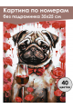 Картина по номерам без подрамника «Момпсик» 35x25 см