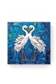 Алмазная мозаика на подрамнике «Журавли» 30x30 см