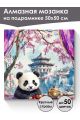 Алмазная мозаика на подрамнике «Панда» 50x50 см