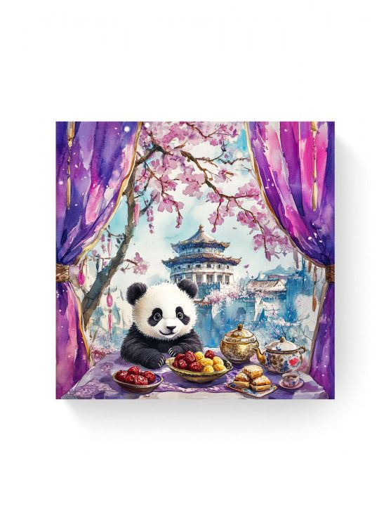 Алмазная мозаика на подрамнике «Панда» 70x70 см