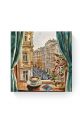 Алмазная мозаика на подрамнике «Кофе» 30x30 см