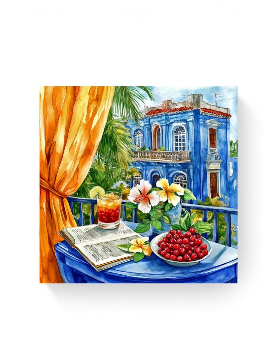 Алмазная мозаика на подрамнике «Натюрморт» 30x30 см