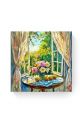 Алмазная мозаика на подрамнике «Пионы» 30x30 см